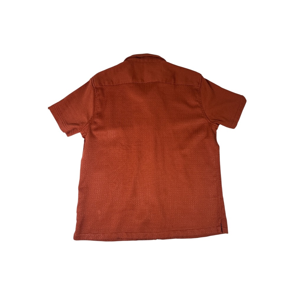 Ben Sherman Shirt Mens Large Orange Excellent Vintage Preppy Short Sleeve Button - Picture 3 of 7